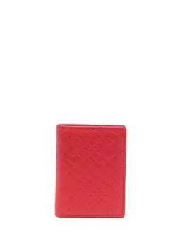 Comme Des Garons Wallet кошелек с тисненым узором, красный