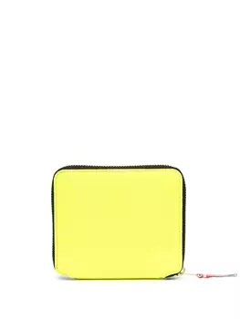 Comme Des Garons Wallet кошелек Super Fluo с круговой молнией, желтый