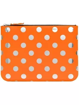 Comme Des Garons Wallet кошелек в горох, желтый