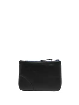 Comme Des Garons Wallet кошелек в горох с логотипом, черный