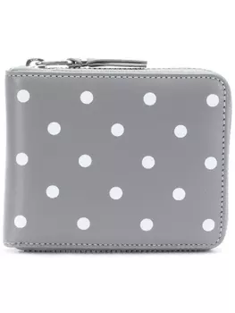 Comme Des Garons Wallet кошелек в горошек, серый