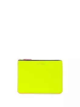 Comme Des Garons Wallet кошелек в стиле колор-блок на молнии, желтый