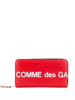 Comme Des Garons Wallet прямоугольный кошелек с логотипом, красный