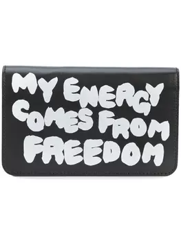 Comme Des Garons Wallet slogan wallet, черный