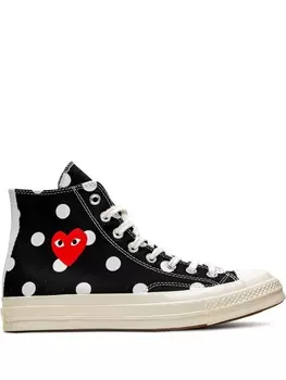 Comme des Garons высокие кеды Chuck 70, черный