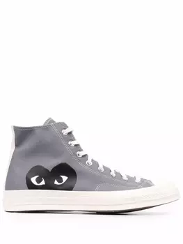 Comme des Garons высокие кеды Chuck 70, серый
