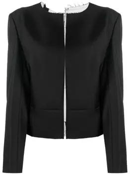 Comme Des Garons жакет асимметричного кроя, черный