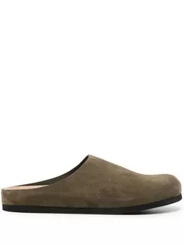 Common Projects клоги с асимметричным носком, зеленый