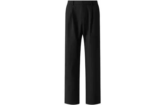 COMOWA Костюмные брюки унисекс, Черный (на флисовой подкладке и утолщенный)