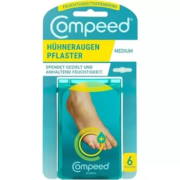 Compeed Moisturizing Corn Plasters - гидроколлоидные пластыри от мозолей на ногах