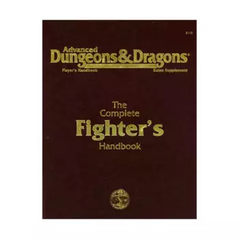 Complete Fighter's Handbook (11th Printing), Advanced Dungeons & Dragons (2nd Edition) - Player's Guides & Books, мягкая обложка