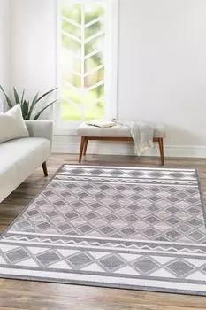 Conceptum Hypnose, Elmina F0287 - Серый, Ковер, серый, 80 x 300 см