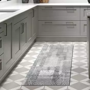 Conceptum Hypnose, F5132 v2 - Серый, Ковер, серый, 80 x 150 см