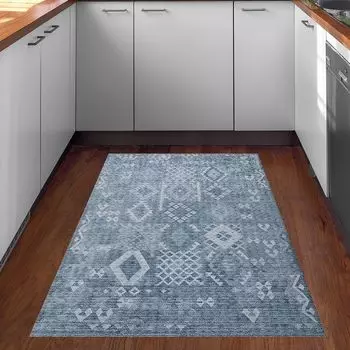 Conceptum Hypnose, F5137 v2 - Dark Blue, Ковер, темно-синий, 100 x 200 см