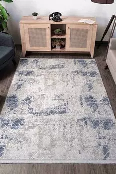 Conceptum Hypnose, Hyeres 3702 - Dark Blue, Ковер, темно-синий, 80 x 150 см