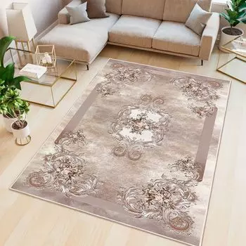 Conceptum Hypnose, Woobtny053, ковер, коричневый, 80 x 200 см