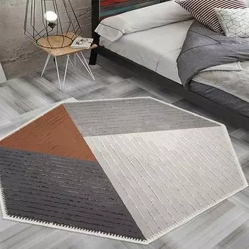 Conceptum Hypnose, Woobtny069, ковер, серый, 150 x 150 см