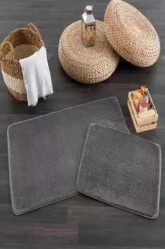 Conceptum Hypnosis, BPMFPUFY- BPHMFPUFYHFT, антрацит, коврики для ванной, 40 x 60 см, 100 % ПОЛИЭСТЕР Conceptum Hypnose, серый