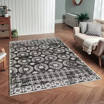 Conceptum Hypnosis, Woobtny0196, ковер, черный, 150 см Conceptum Hypnose