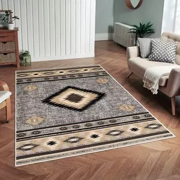 Conceptum Hypnosis, Woobtny0209, ковер, серый, 50 x 80 см Conceptum Hypnose