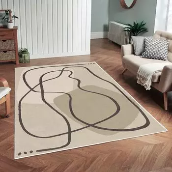 Conceptum Hypnosis, Woobtny0235, ковер, кремовый, 60 х 100 см Conceptum Hypnose, бежевый