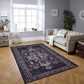 Conceptum Hypnosis, Woobtny0244, ковер, черный, 150 см Conceptum Hypnose