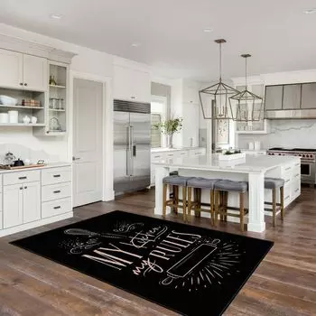 Conceptum Hypnosis, Woobtny0264, ковер, черный, 150 см Conceptum Hypnose