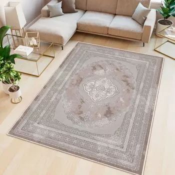 Conceptum Hypnosis, Woobtny055, ковер, коричневый, 80 x 200 см Conceptum Hypnose