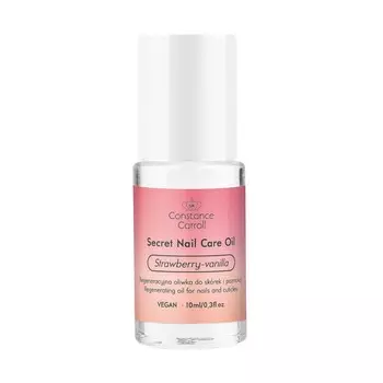 CONSTANCE CARROLL Secret Nail Care Oil Регенерирующее масло для кутикулы и ногтей - Клубника и ваниль 10 мл Inna