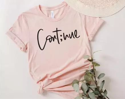 Cont;nue Футболка розового цвета She Shed