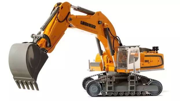 Control гусеничный экскаватор liebherr r980 sme 1:32 с управлением приложения по bluetooth Siku