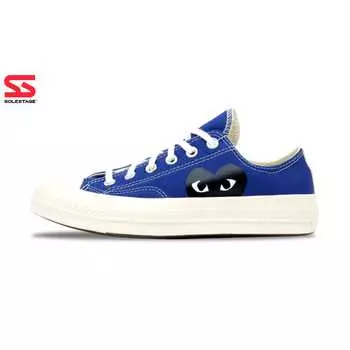 Converse Chuck 70 CDG OX Blue Quartz/Egret-Black 171848C мужские кеды