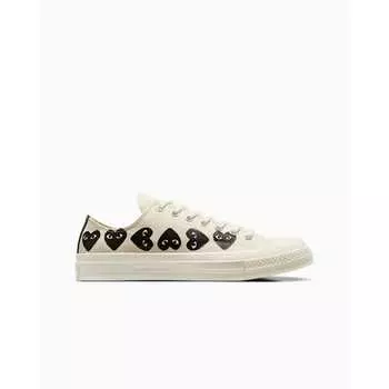 Converse Chuck 70 CDG OX молочный/черный-Egret A08150C мужские кеды