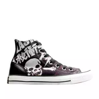 Converse Chuck Taylor The Clash HI Черный/Красный 113998 мужские кеды