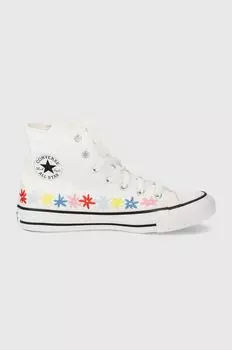 Converse Детские кроссовки, белый
