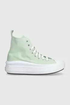 Converse Детские кроссовки, зеленый