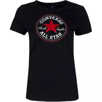 Converse Футболка женская, черный
