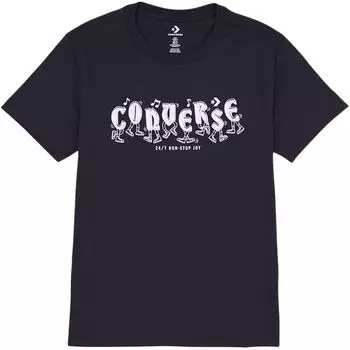 Converse Футболка женская, черный