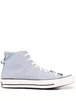 Converse кеды Chuck 70 Crafted в полоску, синий