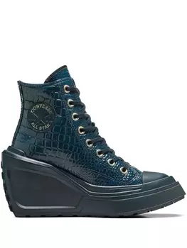 Converse кеды Chuck 70 De Luxe Wedge Platform, синий