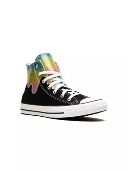 Converse кеды Chuck Taylor All Star Hi 'Glitter Drip', черный