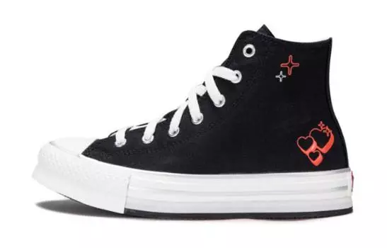Converse Kids Парусиновая обувь для детей, Black