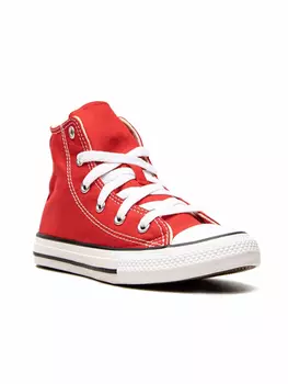 Converse Kids высокие кеды All Star, красный