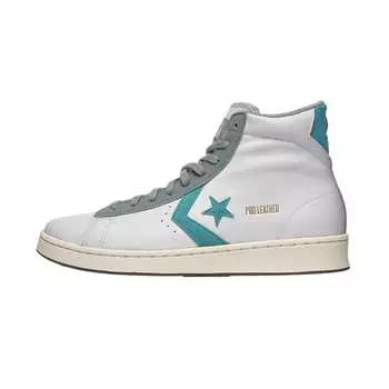 Converse Pro Leather Hi White/Soft Aloe/Ash Stone 171607C мужские кеды