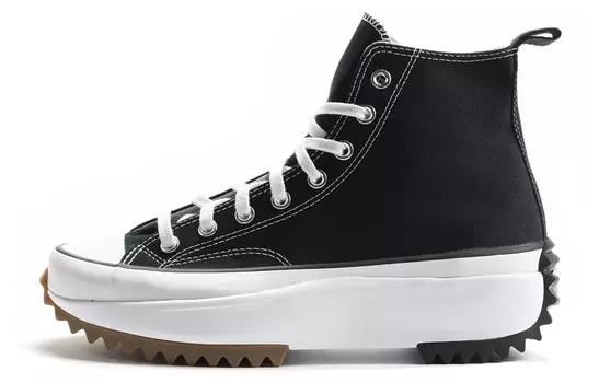 Converse Run Star Hike Hi Черный Белый Резинка
