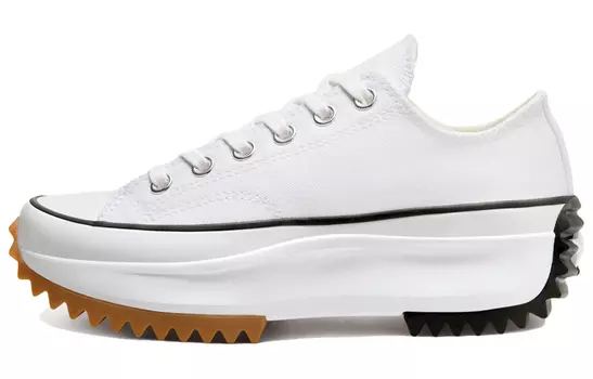 Converse Run Star Hike Ox Белый Черный Резинка