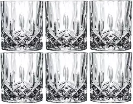 Cookinglife Стаканы для виски/бокалы для коктейлей/бокалы для воды Moray 320 мл - 6 шт