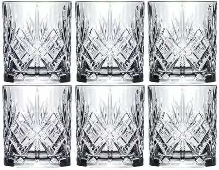 Cookinglife Стаканы для виски/бокалы для коктейлей/бокалы для воды Moy 340 мл - 6 шт