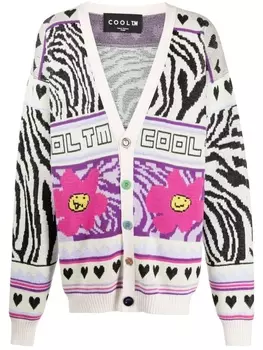 Cool TM кардиган вязки интарсия, разноцветный