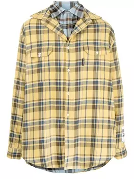 Cool TM клетчатая рубашка на пуговицах, желтый